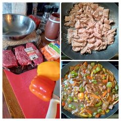 A picture of Steak Veggies & Peppers.
