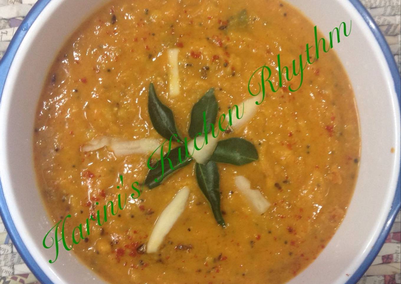 Raw mango dal