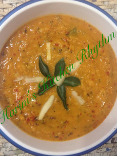 A picture of Raw mango dal.