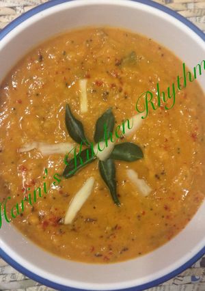 A picture of Raw mango dal.