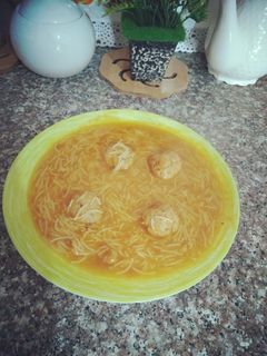 صورة لوصفة شوربة فارميسال بكرات الدجاج