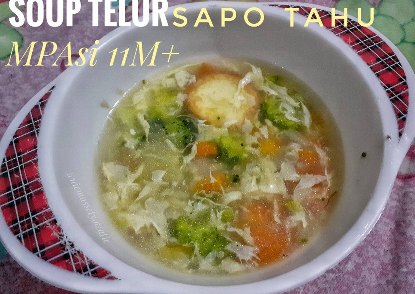 MPAsi #11M+ : Soup Telur Sapo Tahu