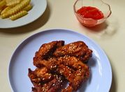 Gambar saus chicken wings
