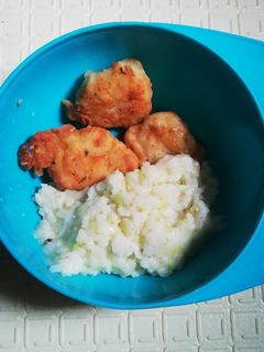 Foto resep MPASI 11 bulan Dori crispy Butter rice