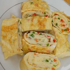 A picture of Chinese egg roll.
