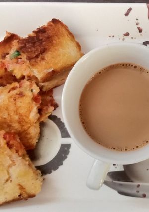 टमाटर प्याज़ सैंडविच (tamatar pyaz sandwich recipe in Hindi) रेसिपी मुख्य फोटो