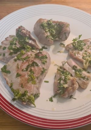 Una foto de Ventresca de atún a la plancha