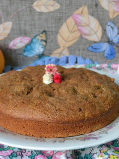 Una foto de Torta matera de naranja y manzana con harina integral🤓