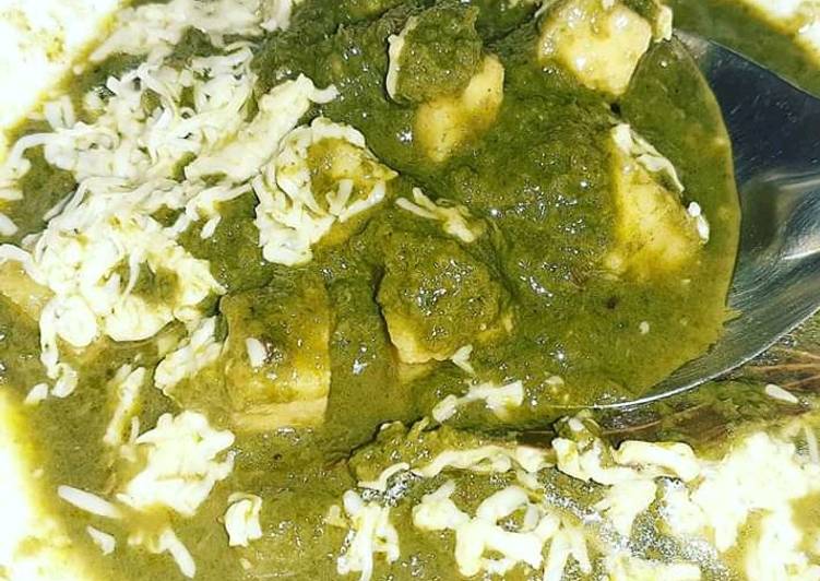 How to  Palak paneer