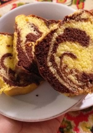 Foto resep Marmer Cake Siu Erl (Butter Cake)