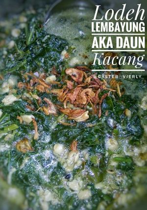 Foto resep Bobor Lempuyangan (Daun Kacang Panjang)