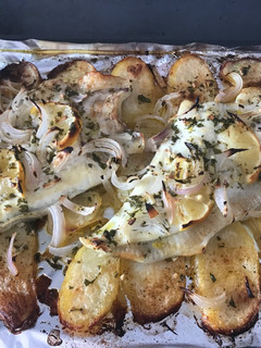 Una foto de Rodaballo al horno