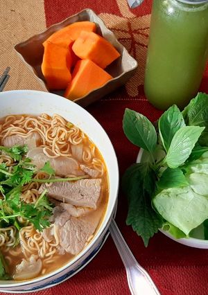 Hình của món Mì bò cho bữa sáng ♥️.