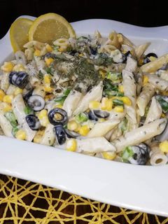 صورة لوصفة سلطة المعكرونة الباردة 🌽🍜👩🏻🍳