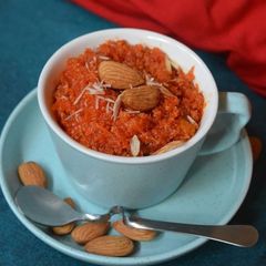 A picture of Gajar ka halwa.