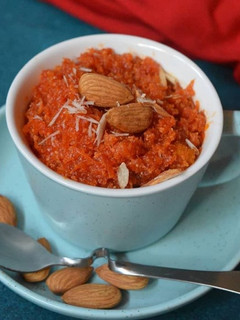 A picture of Gajar ka halwa.