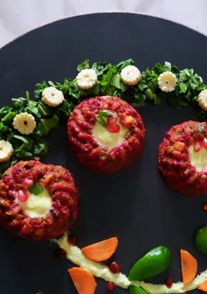 A picture of Quinoa Moong and Vegetable Cup Cakes.