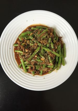 Foto resep Baby buncis cah daging sapi
