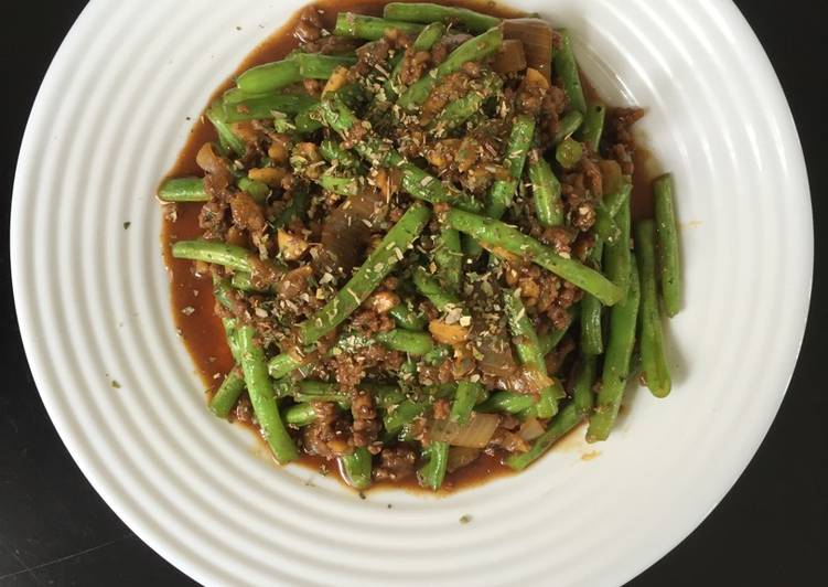 Resep Baby buncis cah daging sapi, Enak Banget