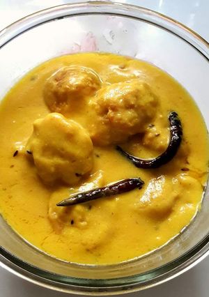 A picture of Kadhi badi.