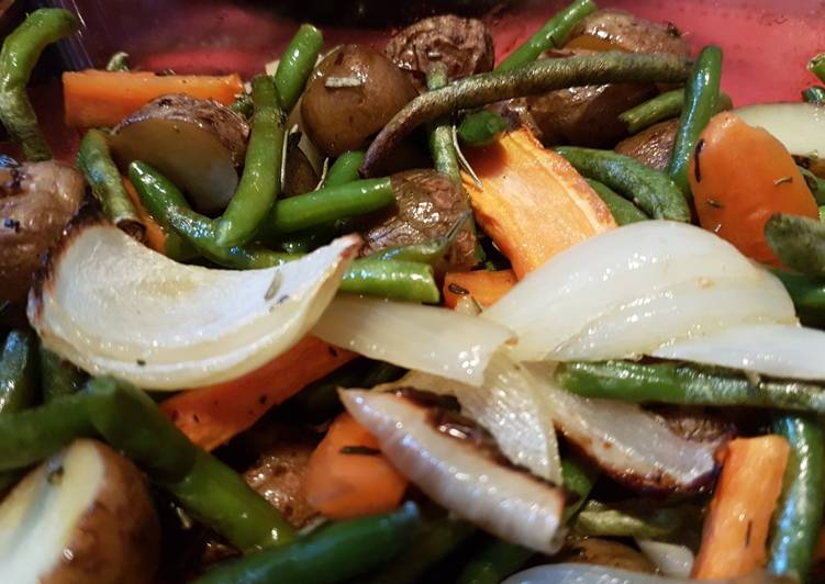 Papas con Verduras al Horno