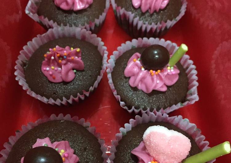 urutan Menyiapkan Cupcake Choco Brownies 🍫🧁 Anti Gagal