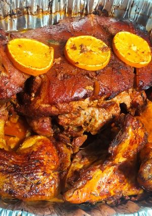 Una foto de Cerdo a la Naranja