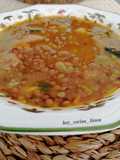 Lentejas con verduras y pollo