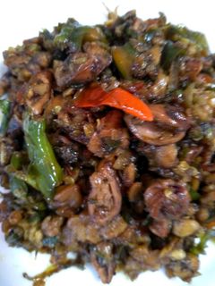 Foto resep Tumis pedas cumi kering cabe ijo mix tempe