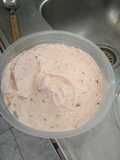 Helado de banana ciruela y manzana light🍨
