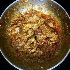A picture of Kaleji Masala karahi.