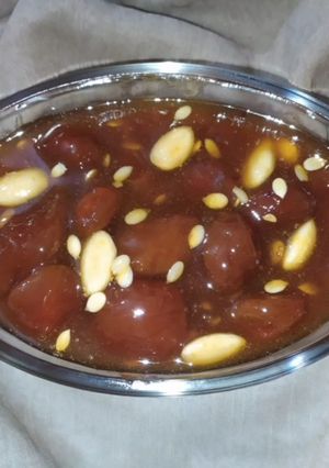 A picture of Aloo Bukhara ki chutney.