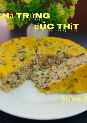 Hình của món Chả trứng đúc thịt.