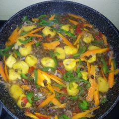 A picture of Vegetable matoke.