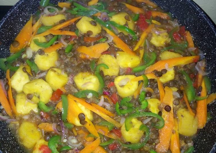 How to Prepare Quick Vegetable matoke