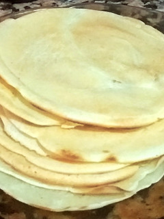 Una foto de Masa de crepes