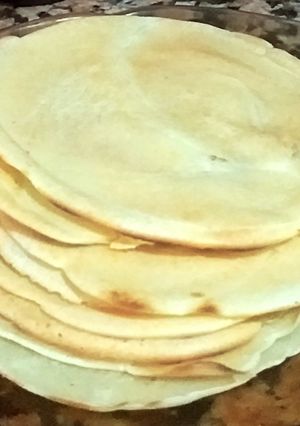 Una foto de Masa de crepes