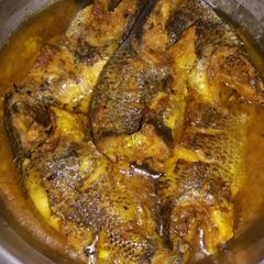 Tel koi (climbing fish curry) A picture of Tel koi (climbing fish curry).