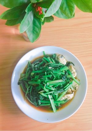 Hình của món Cải xào tỏi.
