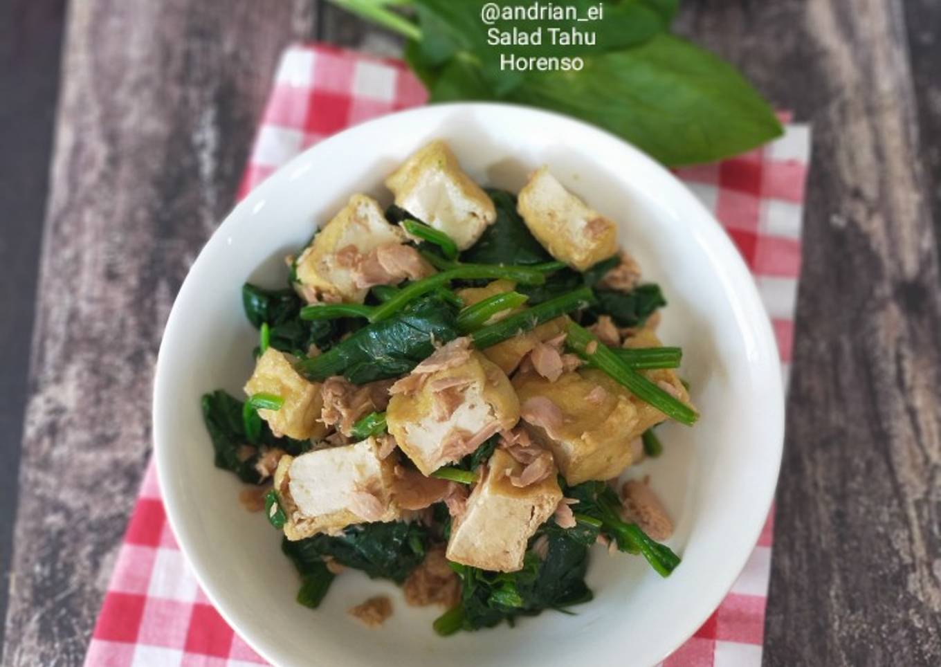 Salad Tahu Horenso