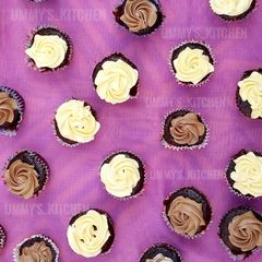A picture of Stable Chocolate Buttercream.