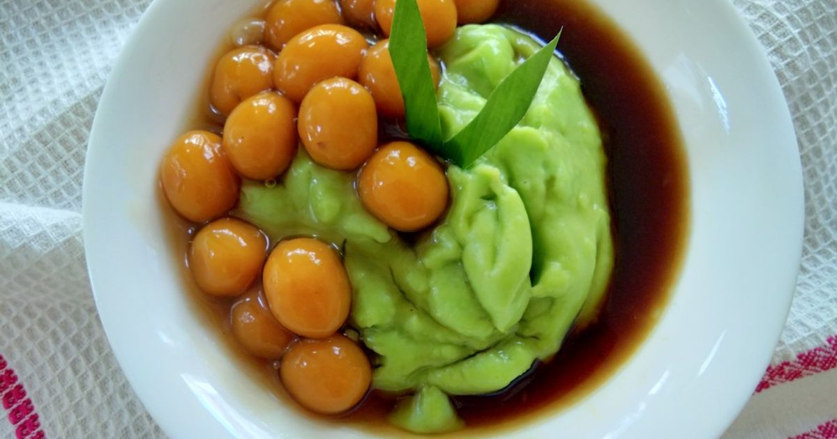 Bubur Sumsum Pandan Biji Salak