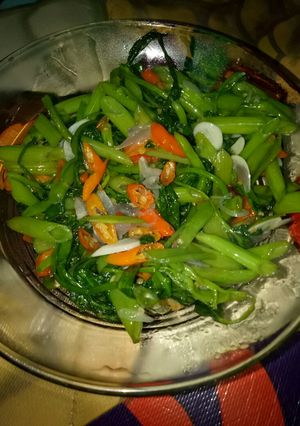 Foto resep Tumis kangkung pedas dower