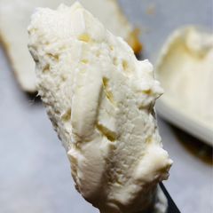 Homemade Cream Cheese A picture of Homemade Cream Cheese.