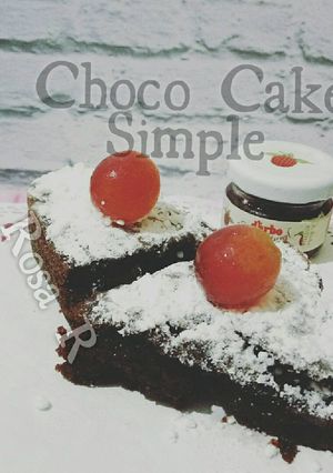Foto resep Cake Coklat Super Simple 🍰