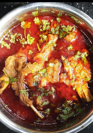 A picture of Mutton curry.