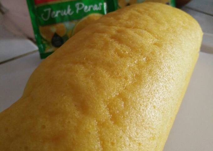 Standar Cara termudah buat 111. Bolu Jeruk Peras Nutrisari no mixer yang spesial