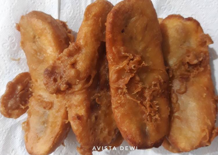 Resep #223.🍌🥥PisGor Kriuk (Kapur Sirih & Santan), Menggugah Selera