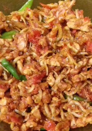 Foto resep Sambel Teri medan Vs tempe praktis