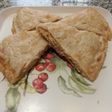 Masa de hojaldre sin gluten con pollo queso y mermelada